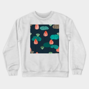 Lotus Flower and Root Crewneck Sweatshirt